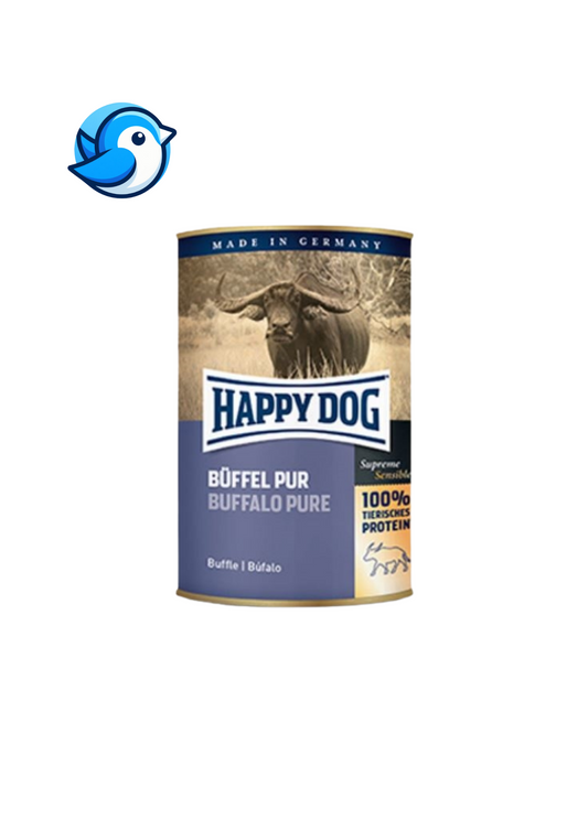 Happy Dog Konzerv 100% Bivalyhús 800g