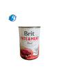 BRIT PATÉ & MEAT 400G KONZERV BEEF KUTYA 1db