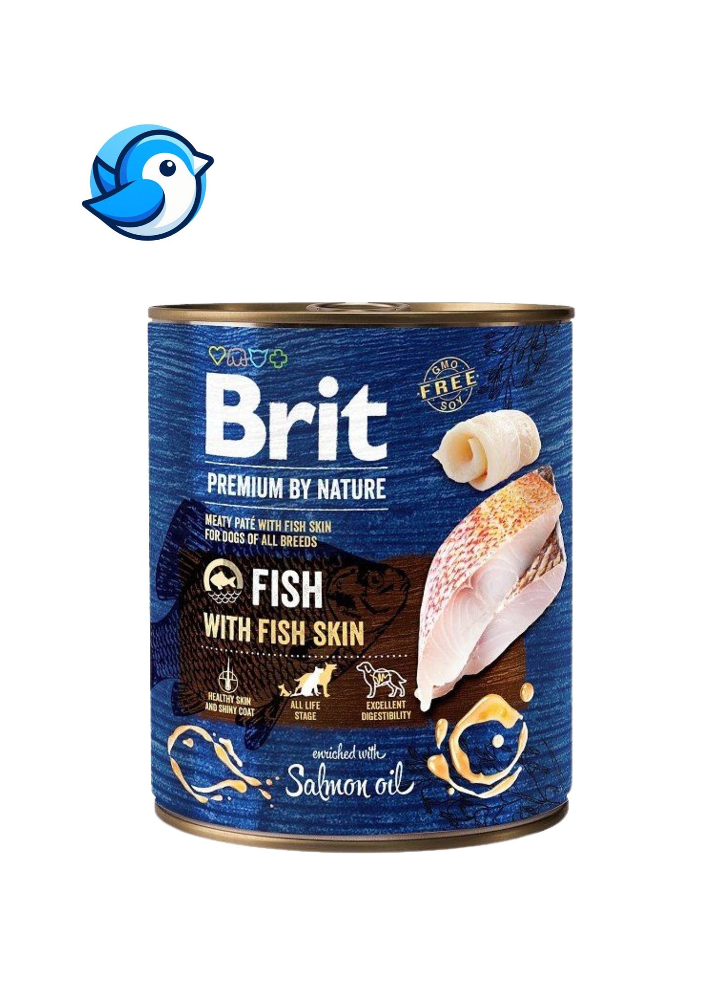 Brit Premium 800g Halas konzerv 6-os