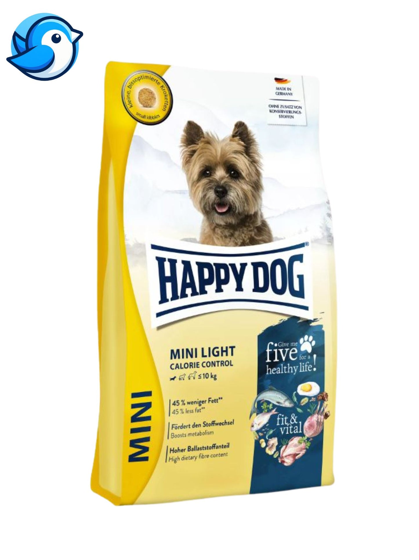 Happy Dog Mini alacsony kalória 4Kg száraz táp