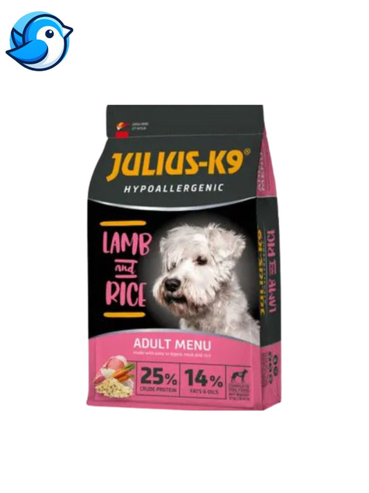 JULIUS-K9 12KG BÁRÁNY ÉS RIZS HIGHPREMIUM HYPOALLERGENIC