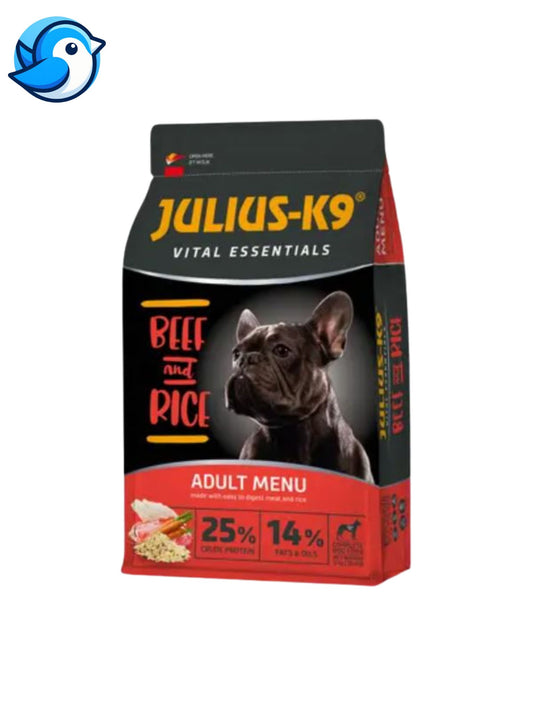 JULIUS-K9 12KG FELÖTT MARHA RIZS HIGHPREMIUM VITAL ESSENTIALS